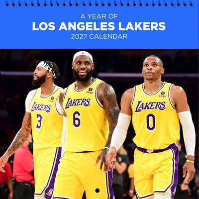 Los Angeles Lakers 2027 Wall Calendar