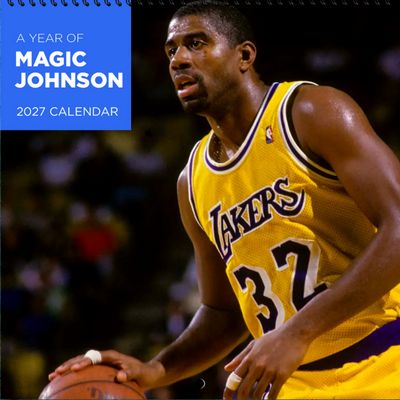 Magic Johnson 2027 Wall Calendar