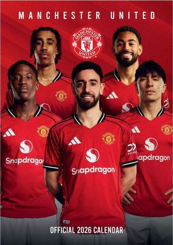 Manchester United 2026 Wall Calendar