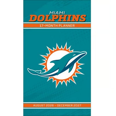 NFL Miami Dolphins 17 Month 2027 Pocket Planner