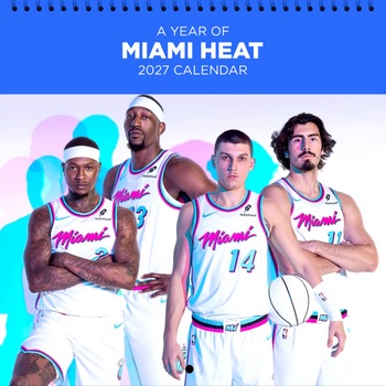 Miami Heat 2027 Wall Calendar