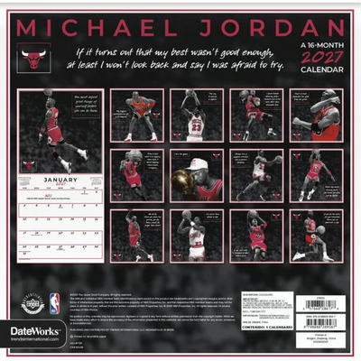 Michael Jordan 2027 Wall Calendar
