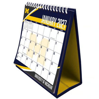 Michigan Wolverines 2027 Easel Desk Calendar