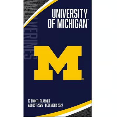 Michigan Wolverines 2027 17 Month Pocket Planner
