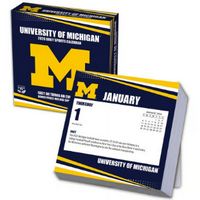 Michigan Wolverines 2026 Desk Calendar