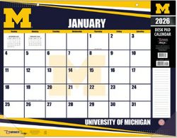 Michigan Wolverines 2026 Desk Pad