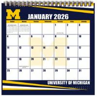 Michigan Wolverines 2026 Easel Desk Calendar
