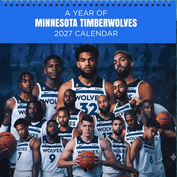 Minnesota Timberwolves 2027 Wall Calendar