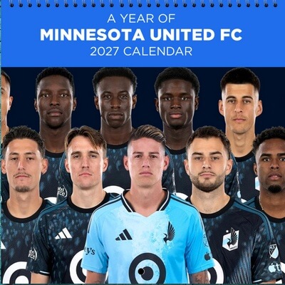 Minnesota United FC 2027 Wall Calendar