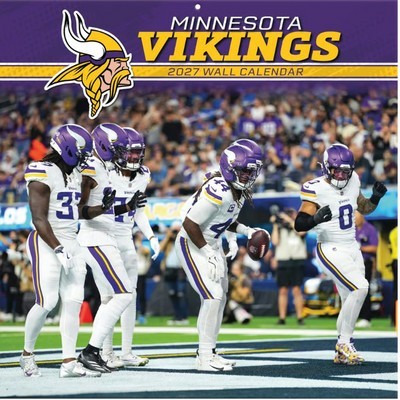 NFL Minnesota Vikings 2027 Wall Calendar