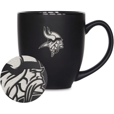 Minnesota Vikings 15oz Matte Black Bistro Mug