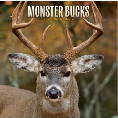 Monster Bucks 2027 Wall Calendar