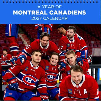 Montreal Canadiens 2027 Wall Calendar