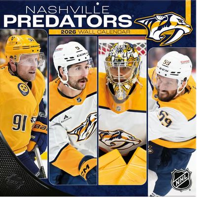Nashville Predators 2026 Wall Calendar