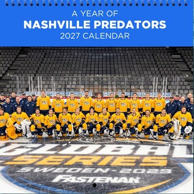 Nashville Predators 2026 Wall Calendar