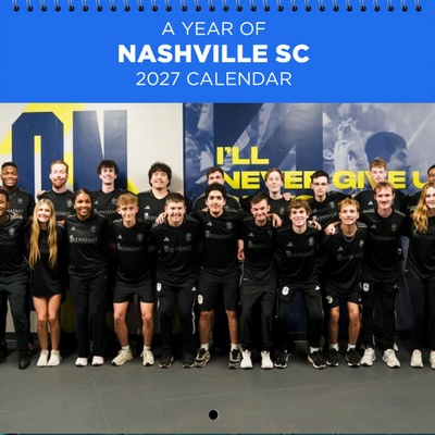 Nashville SC 2027 Wall Calendar