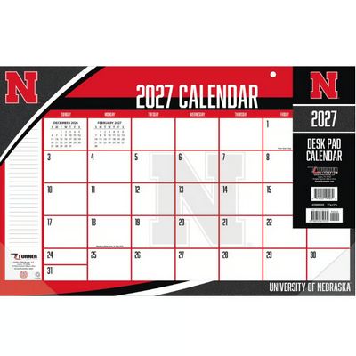 Nebraska Cornhuskers 2027 Desk Pad