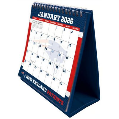 New England Patriots 2026 Easel Desk Calendar
