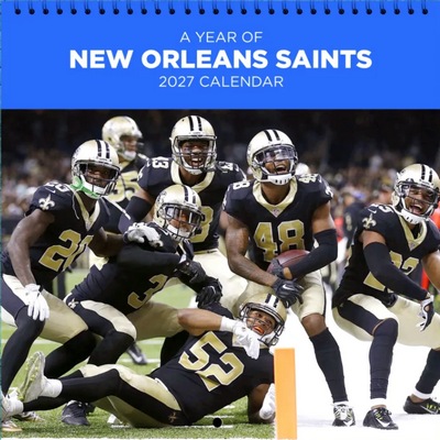 New Orleans Saints 2027 Calendar