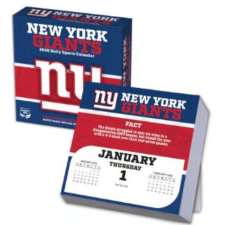NFL New York Giants 2026 Desk Calendar