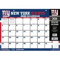 NFL New York Giants Small 2026 Desk Pad Calendar