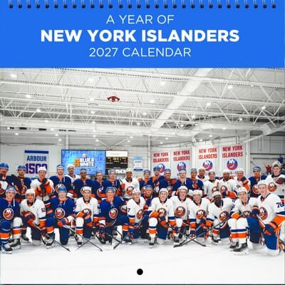 New York Islanders 2027 Wall Calendar