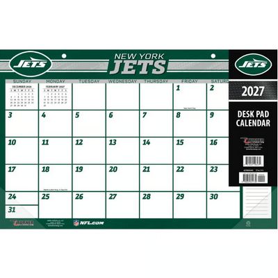 NFL New York Jets Small 2027 Desk Pad