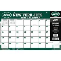 NFL New York Jets Small 2026 Desk Pad Calendar