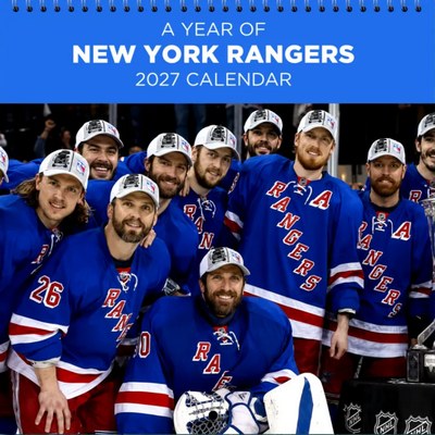 New York Rangers 2027 Wall Calendar