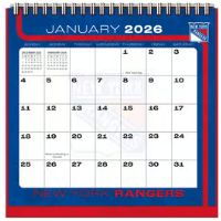 New York Rangers 2026 Desk Calendar