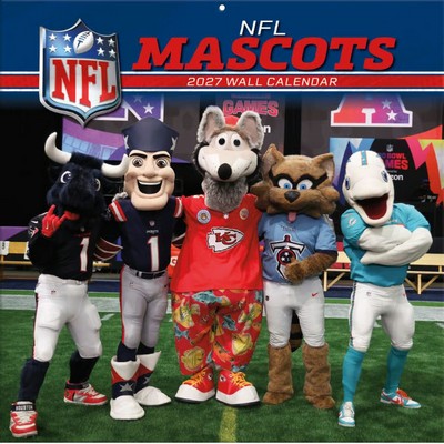 NFL Mascots 2027 Wall Calendar