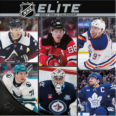 NHL Elite 2027 Wall Calendar