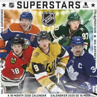 NHL Superstars 2026 Wall Calendar