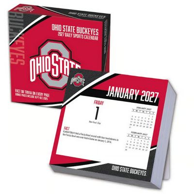 Ohio State Buckeyes 2027 Desk Calendar