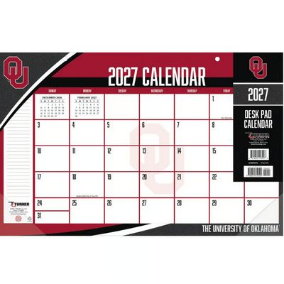Oklahoma Sooners 2027 Desk Pad
