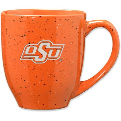Oklahoma State Cowboys Laser Engraved Speckled Ceramic Coffee Mug