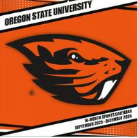 Oregon State Beavers 2026 Wall Calendar