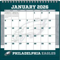 NFL Philadelphia Eagles 2026 Easel Desk Calendar