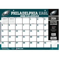 NFL Philadelphia Eagles 2026 Desk Pad Calendar