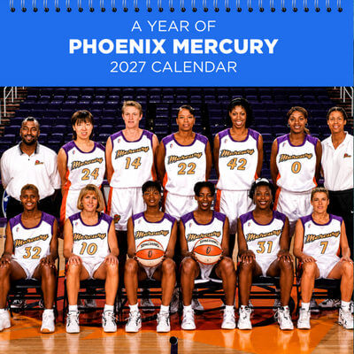 Phoenix Mercury 2027 Wall Calendar