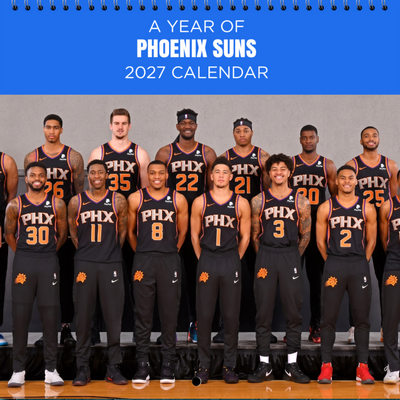 Phoenix Suns 2027 Wall Calendar