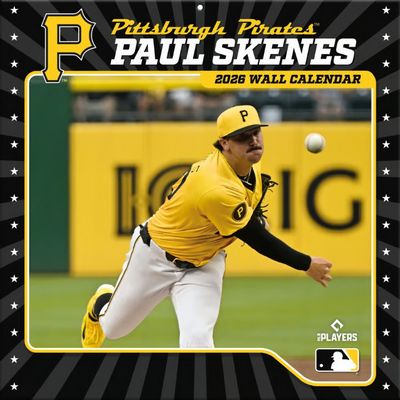 Pittsburgh Pirates Paul Skenes 2026 Wall Calendar