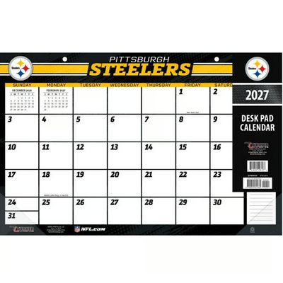 NFL Pittsburgh Steelers 2027 Desk Pad