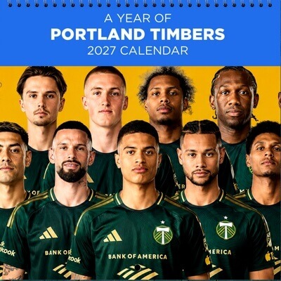 Portland Timbers 2027 Wall Calendar