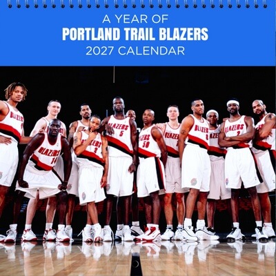Portland Trail Blazers 2027 Wall Calendar