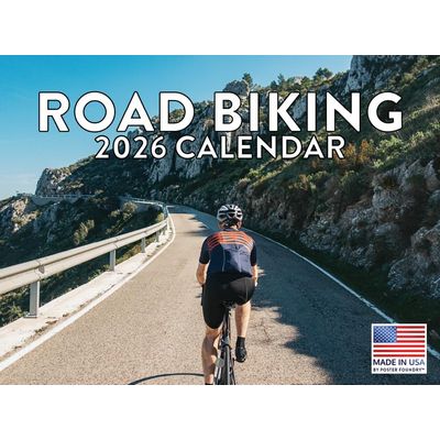 Road Biking 2026 Wall Calendar