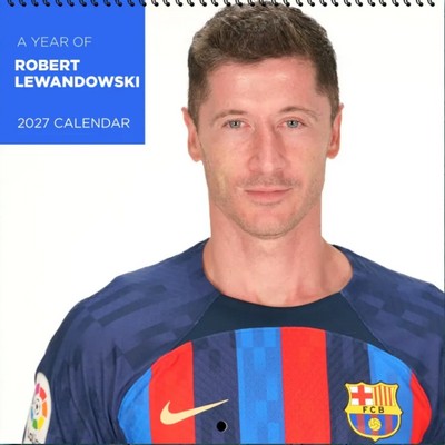 Robert Lewandowski 2027 Wall Calendar