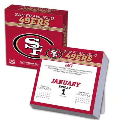 NFL San Francisco 49ers 2027 Desk Calendar