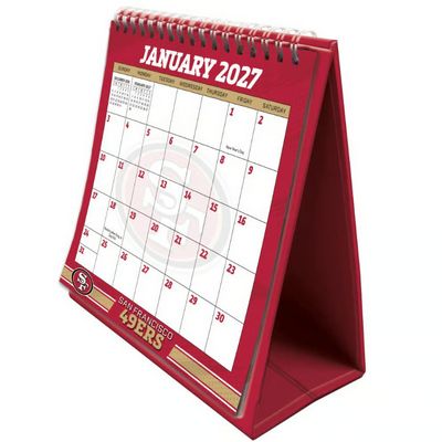 NFL San Francisco 49ers 2027 Easel Desk Calendar