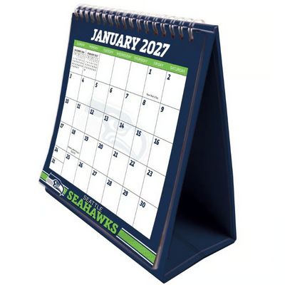 NFL Seattle Seahawks 2027 Easel Desk Calendar